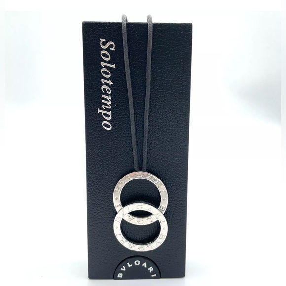 Authentic Bvlgari B.zero Double SV Necklace W/Box - Picture 4 of 11